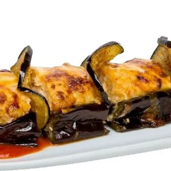 Berenjena rellena de marisco